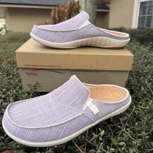 Spenco Siesta Slide Women's 8 Lavender Comfort Slip On Shoes EU 39